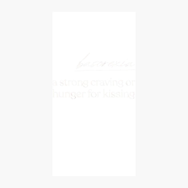 Basorexia  Kissing Lover Definition iPhone Case