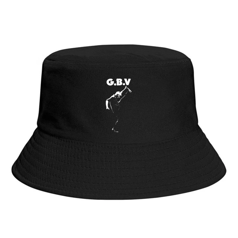 Graceful Ballet Dance Sketch in Line Art Bucket Hat