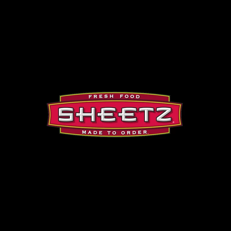 Sheetz Convenience Store Logo with Made to Order Fresh Food Branding Throw Pillow