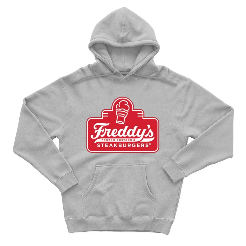 Freddy's Frozen Custard & Steakburgers Restaurant Logo Male Pullover Hoodie