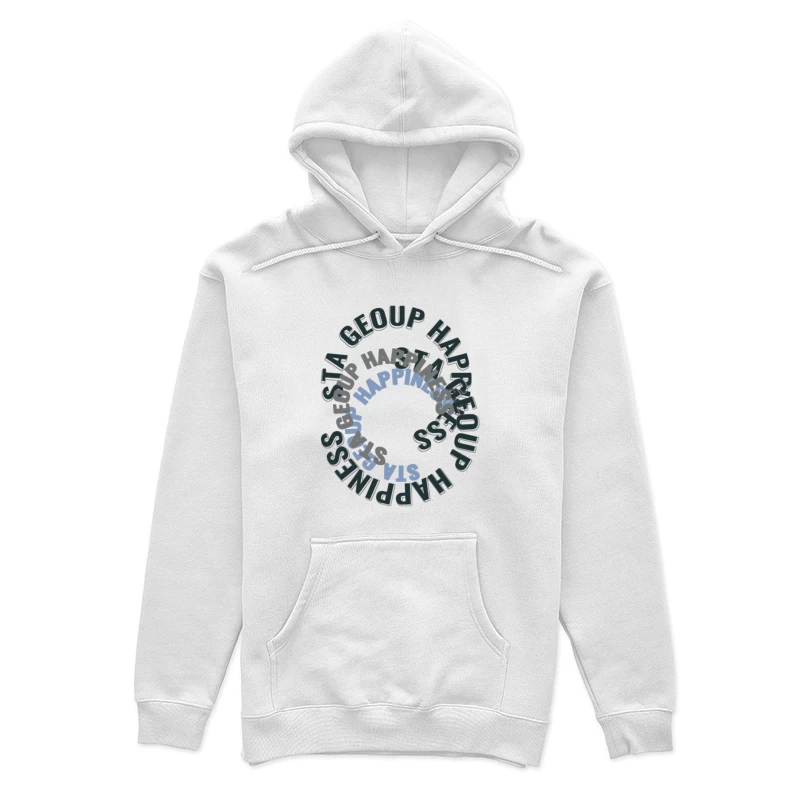 Design abstrait avec texte Femme Sweat à capuche