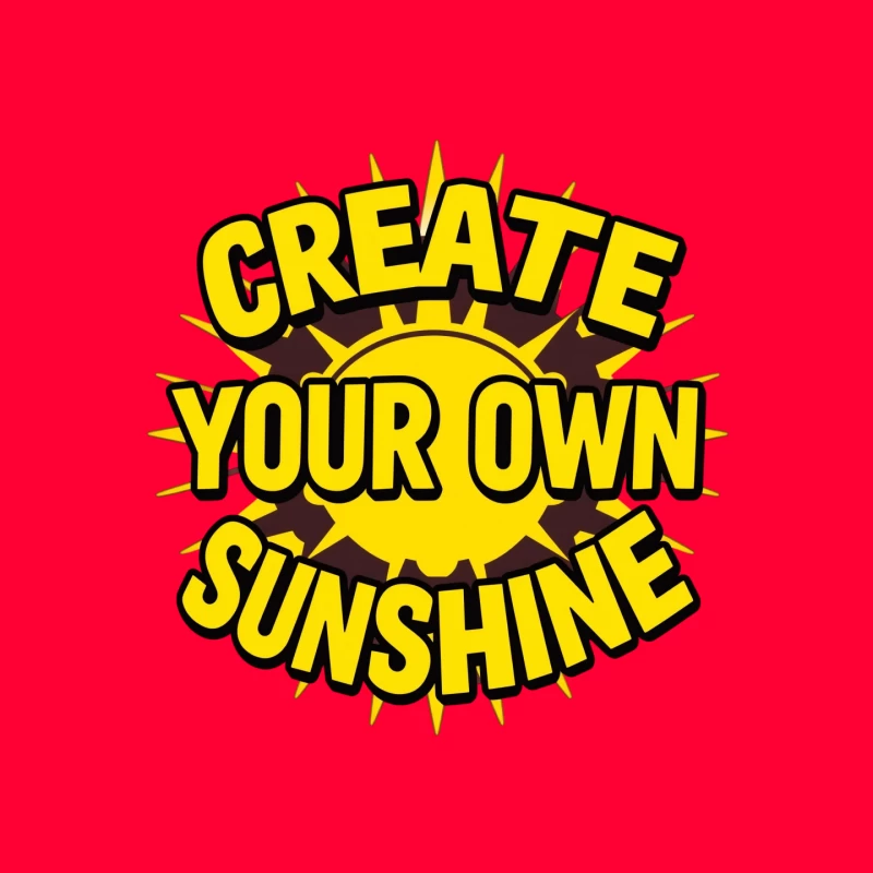 Create Your Own Sunshine Inspirational Quote Mouse Pad