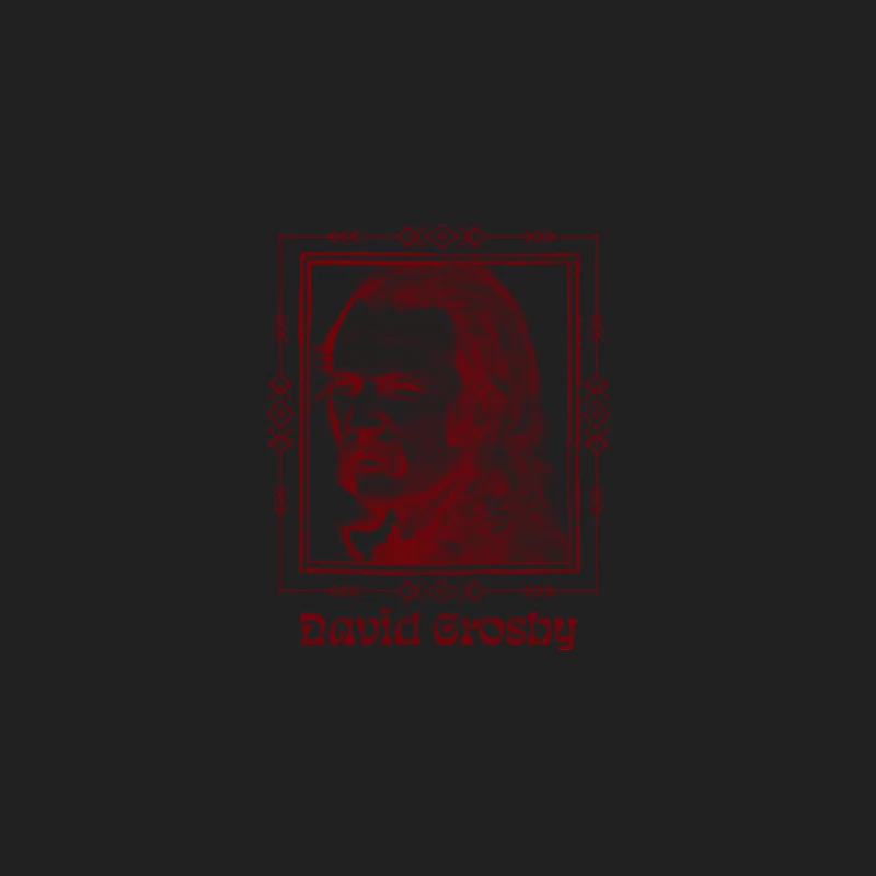 David Crosby   Retro Faded Style Fan Design Bucket Hat