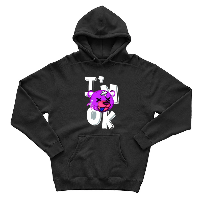 Lustiger Bär mit Schriftzug Herren Pullover Hoodie