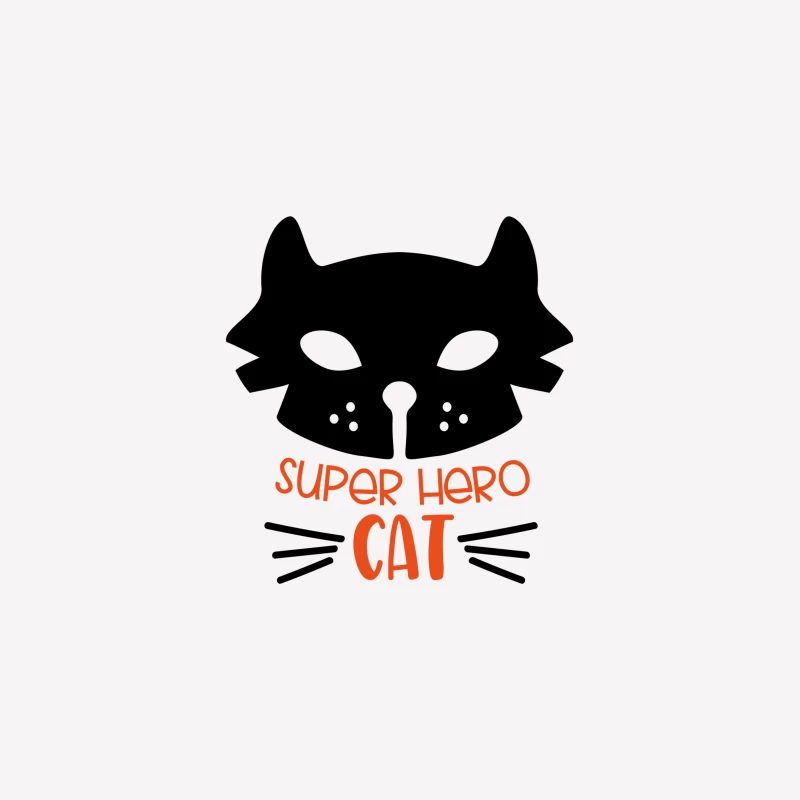 Chat super-héros stylisé Femme T-Shirt