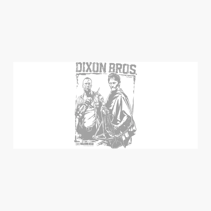 The Walking Dead Tv Show Daryl and Merle Dixon Brothers Zombies Coffee Mug
