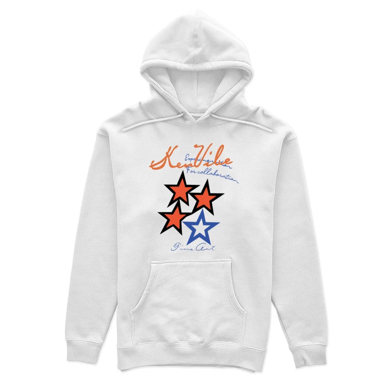 Kreative Zusammenarbeit mit Kunststernen Damen Pullover Hoodie
