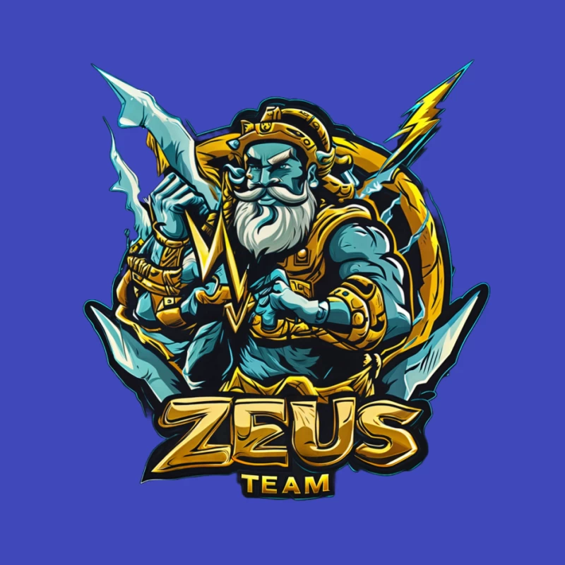 Zeus Team Logo Illustration Pin