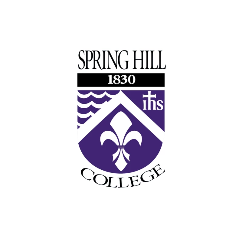 Spring Hill College Historic Shield Logo with Religious Symbolism (Est. 1830) Mouse Pad