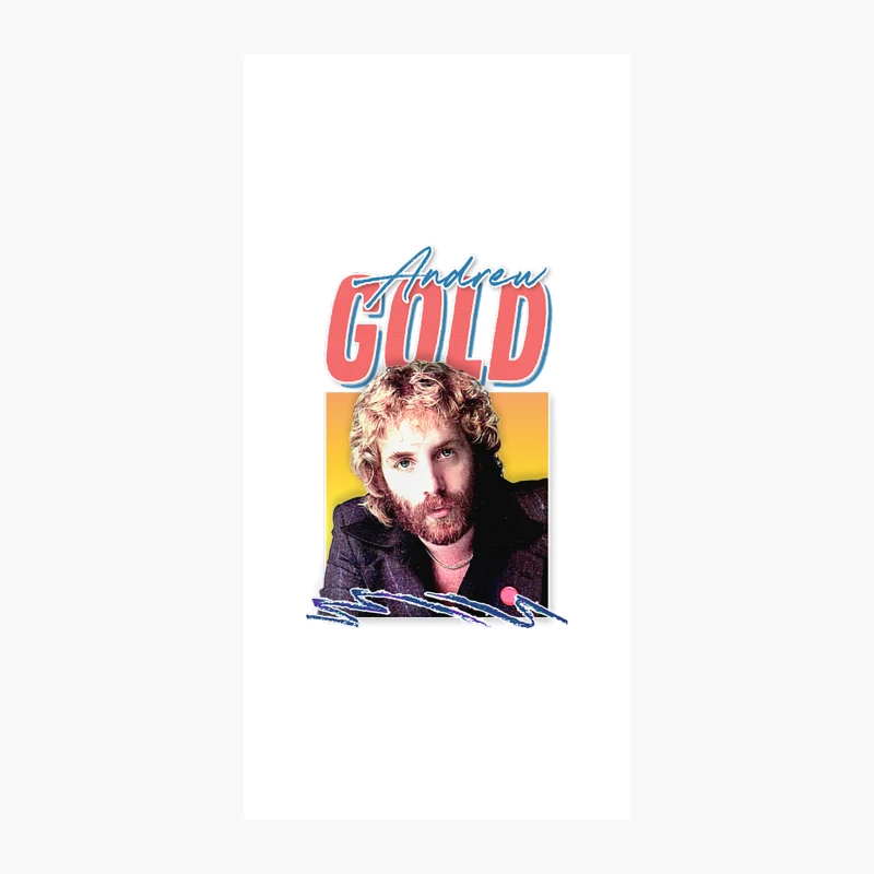 Andrew Gold  Reto 80s Style Fan Design iPhone Case