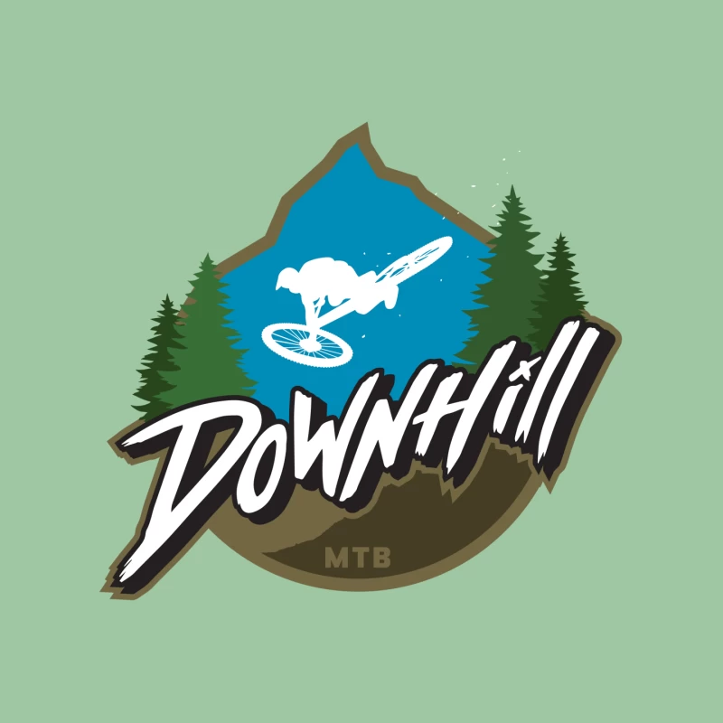 Downhill Mountain Biking Mouse Pad