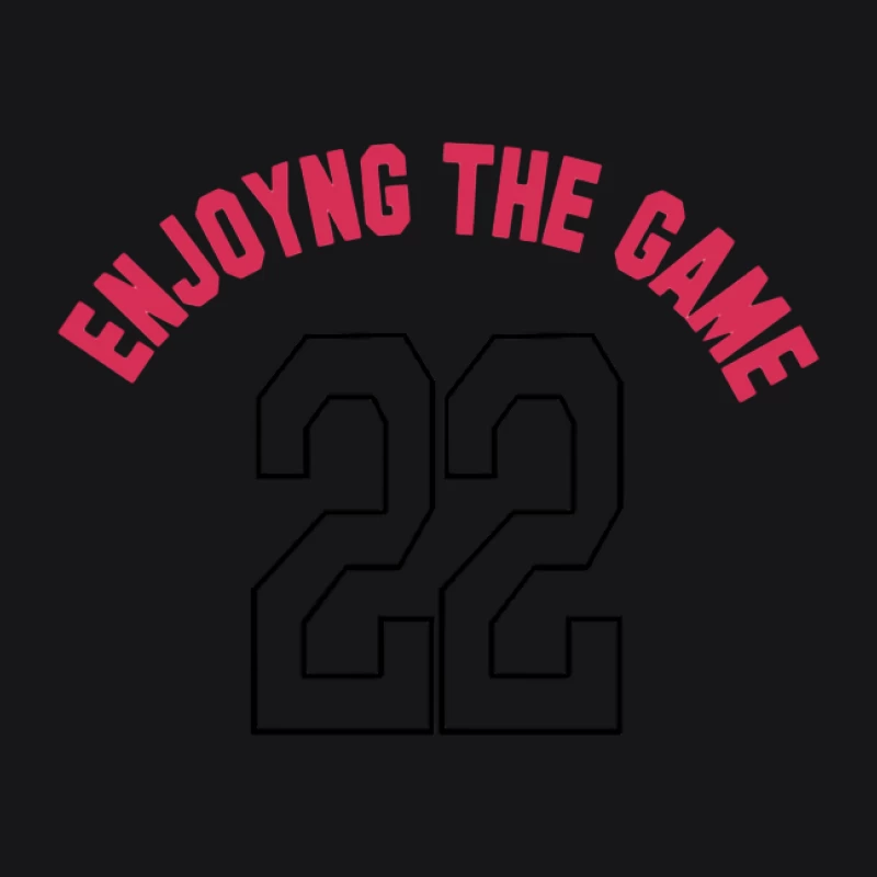 Genieße das Spiel mit Nummer 22 Herren Pullover Hoodie
