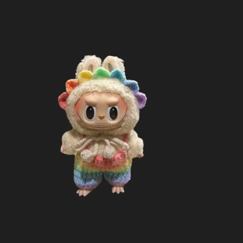 Bunte Puppe mit Regenbogenkostüm Herren Tanktops