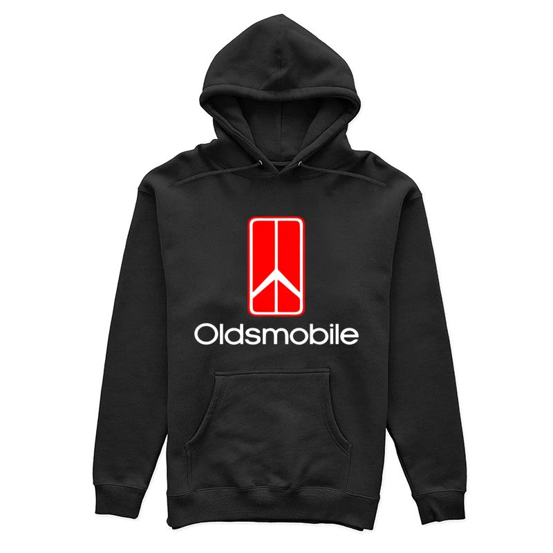 Vintage Red Oldsmobile Logo Design Female Pullover Hoodie