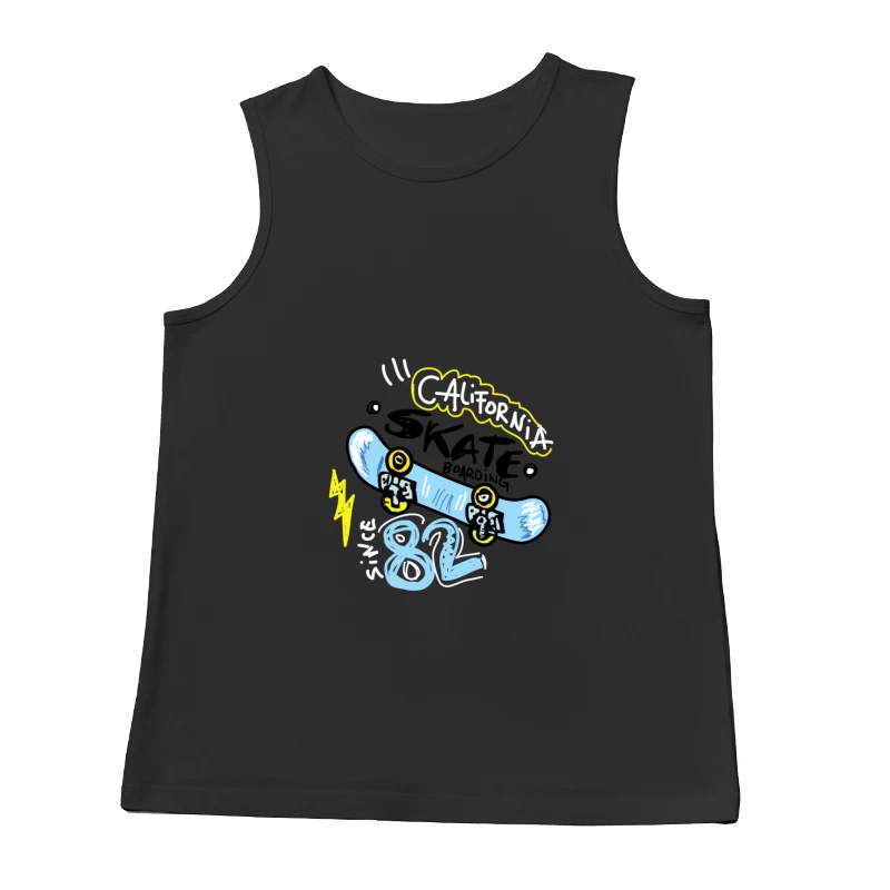 Kalifornisches Skateboard-Design seit 1982 Herren Tanktops