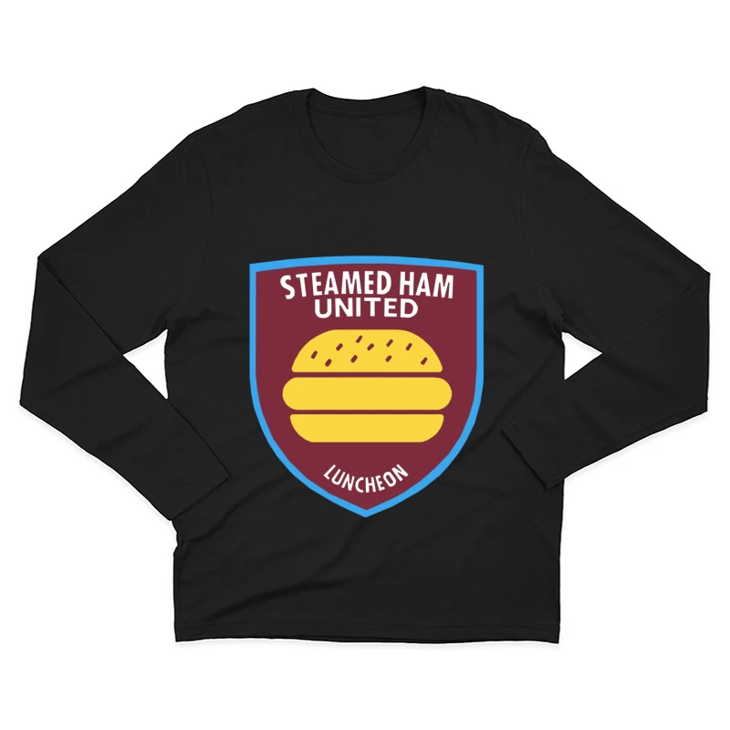 Simpsons / West Ham Parody - STEAMED HAM UNITED Male Long Sleeve T-Shirt