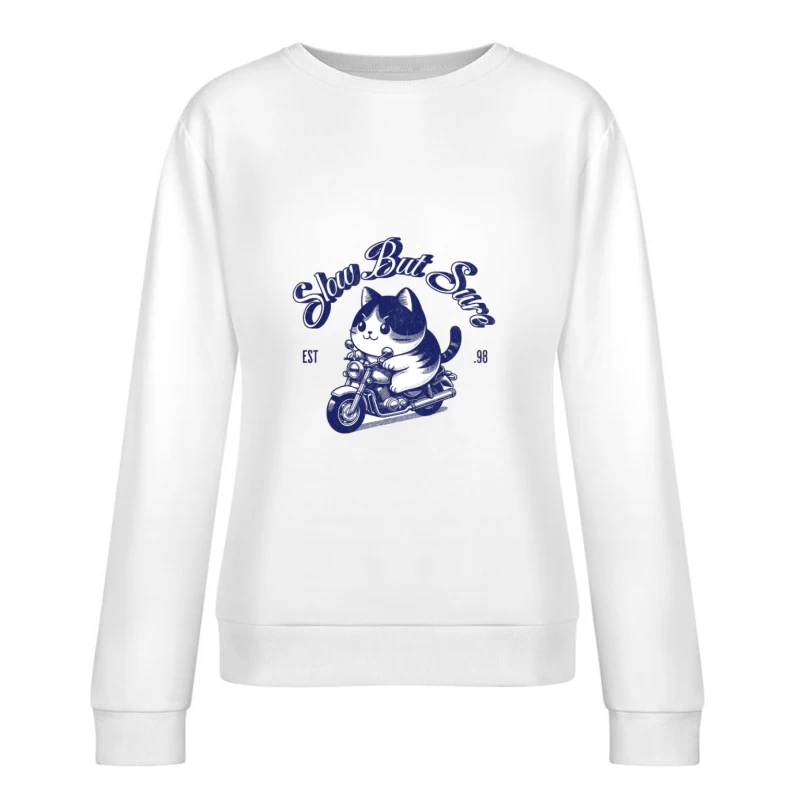 Balade féline lente mais sûre Femme Sweat-shirt à enfiler