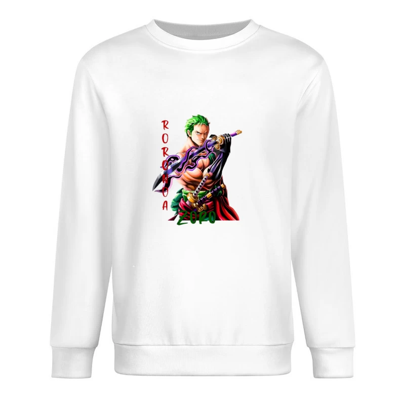 Anime Schwertkämpfer Illustration Herren Pullover Sweatshirt