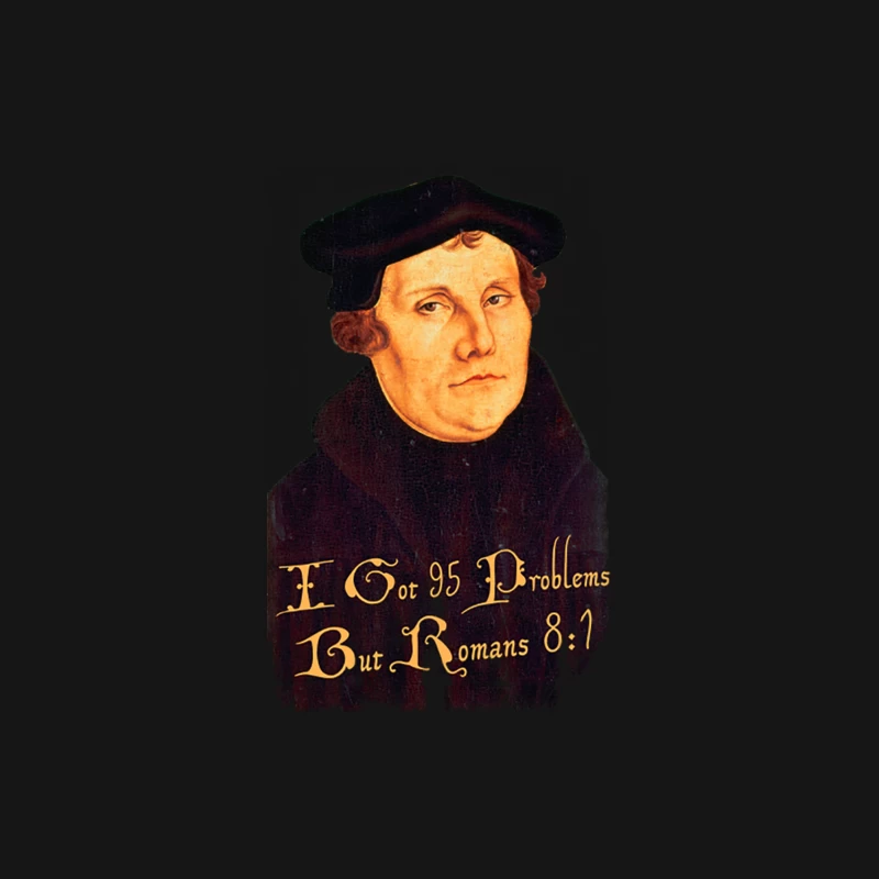 Martin Luther - 95 Problems but Romans 81, distressed Male Long Sleeve T-Shirt