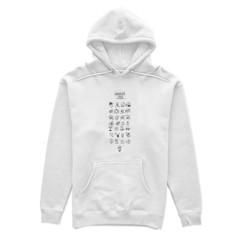 Sommerzeit Eiskrem Sammlung Damen Pullover Hoodie