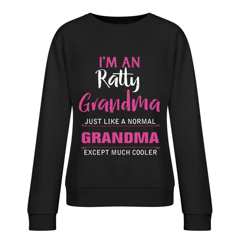 Design amusant pour grand-mère cool Femme Sweat-shirt à enfiler