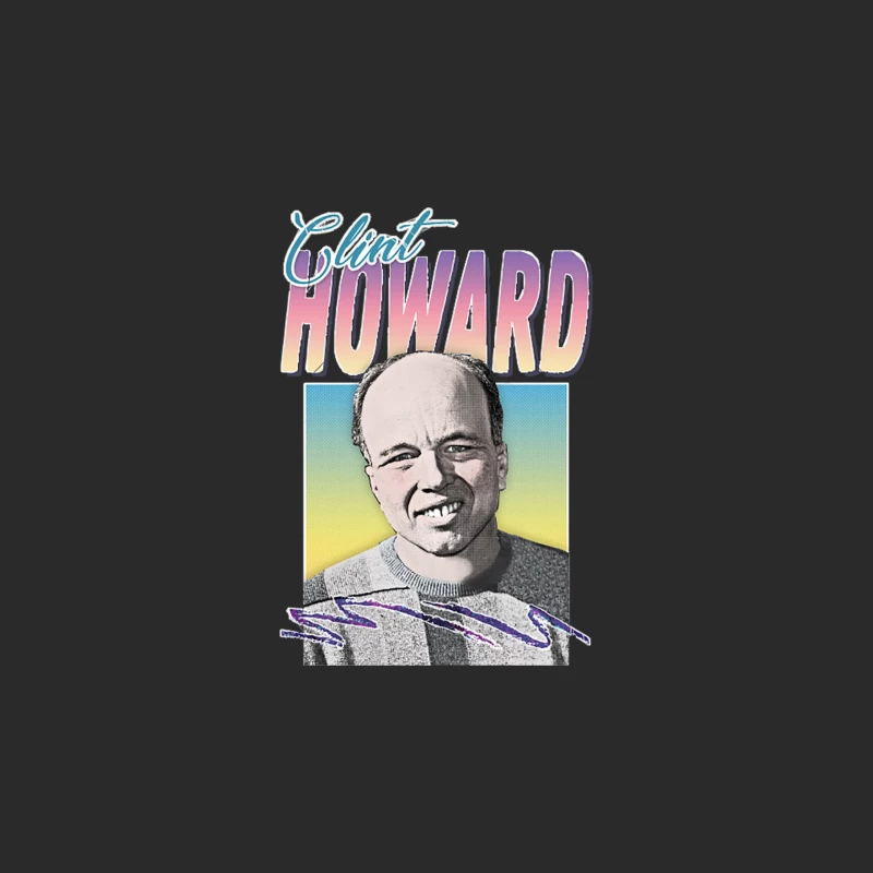 Clint Howard Fanart  Aesthetic Retro Faded Design Baseball Cap