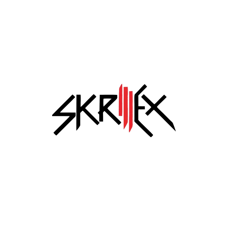 Skrillex Electronic Music Artist Logo Design Throw Pillow