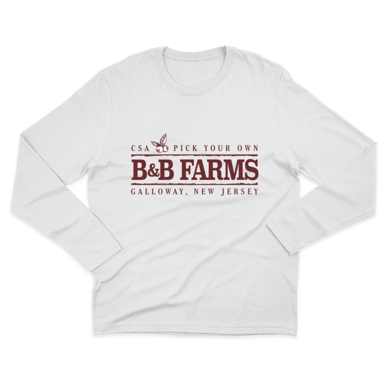 B&B Farms Logo Male Long Sleeve T-Shirt
