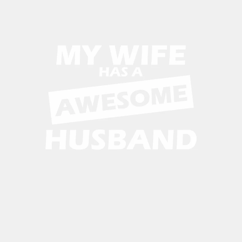 AWESOME HUSBAND Male Tank Top