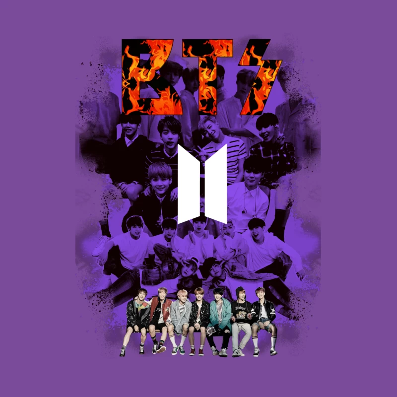 BTS K-Pop Group Art Male T-Shirt
