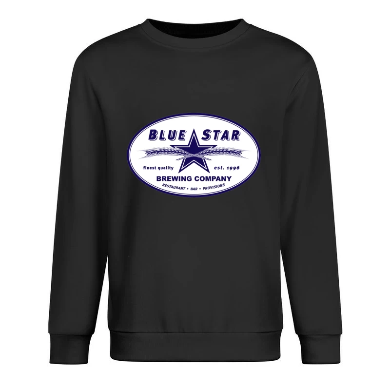 Blue Star Beer Male Pullover Sweatshirt