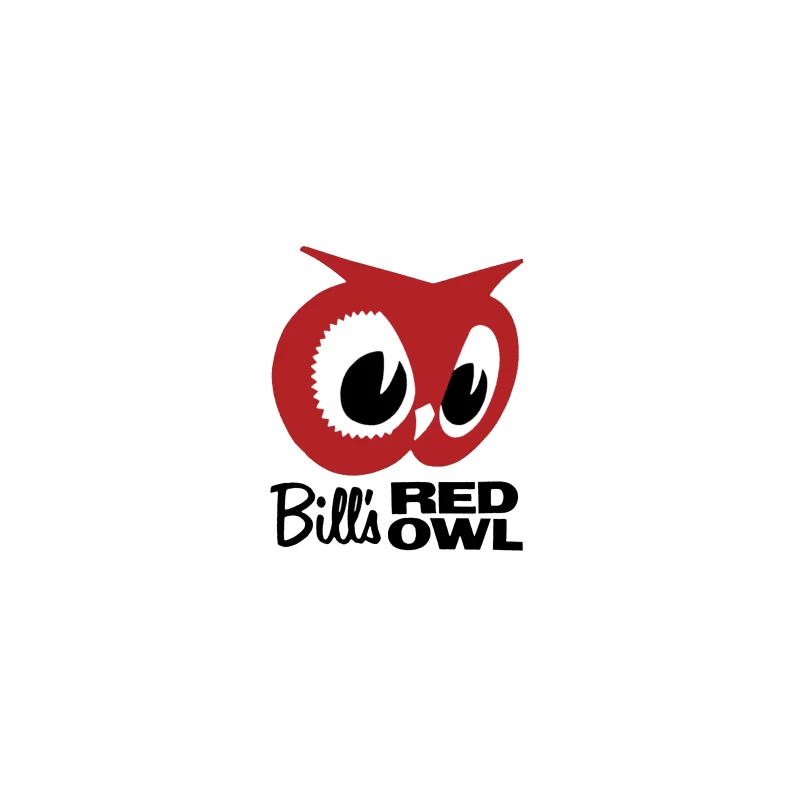 Bill's Red Owl Vintage Restaurant Logo Desk Mat