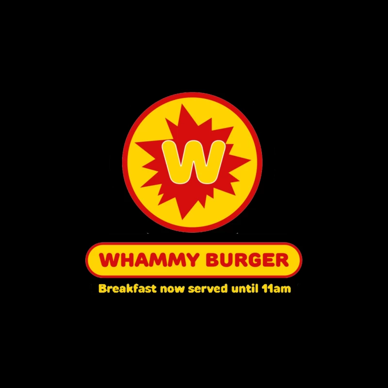 Whammy Burger Throw Pillow