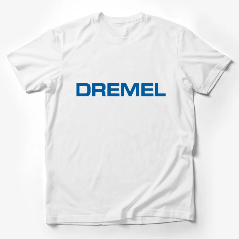 Dremel Power Tools Company Blue Logo Male T-Shirt