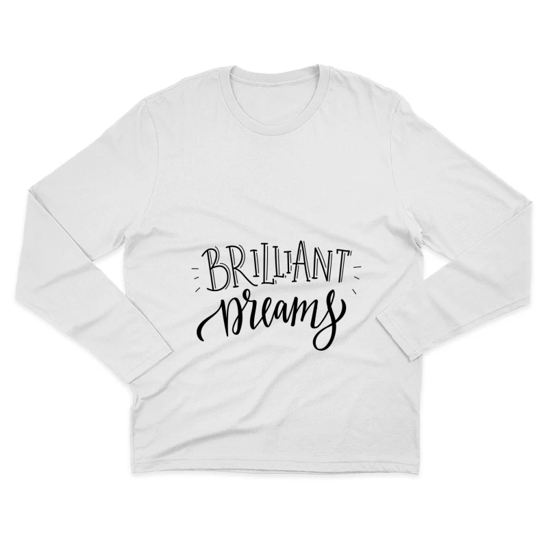 Rêves Brillants Homme Manches Longues T-Shirt