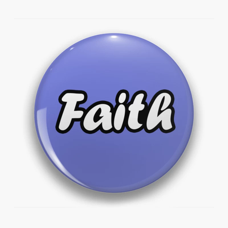 Word Art: Faith Pin