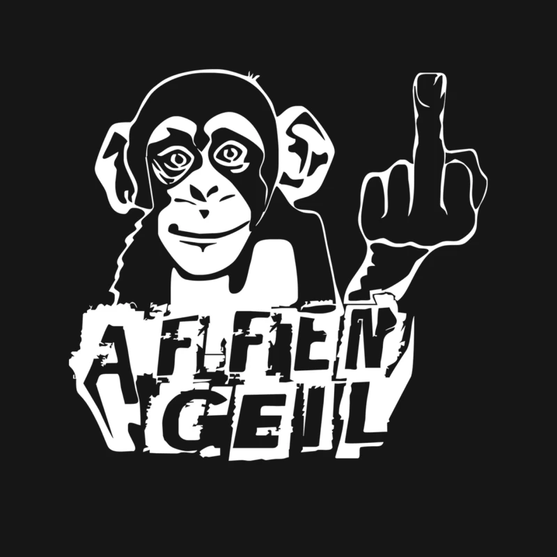 Affen Geil  fun ,sprüche,lustig,Affe,mittelfinger,stinkefinger,party Mouse Pad