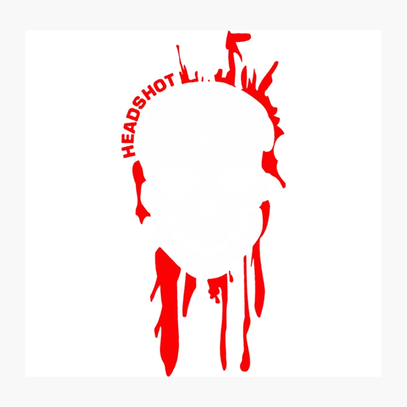Headshot Throw Pillow