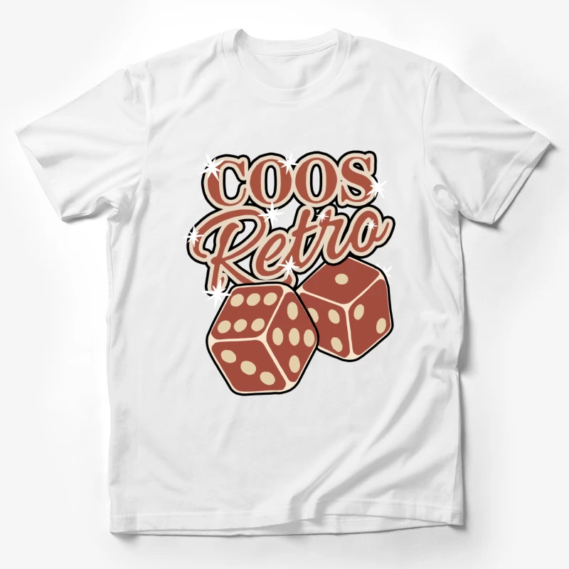 Retro Glückswürfel Design Herren T-Shirt