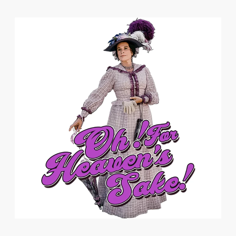 Mrs. Harriet Oleson Throw Pillow