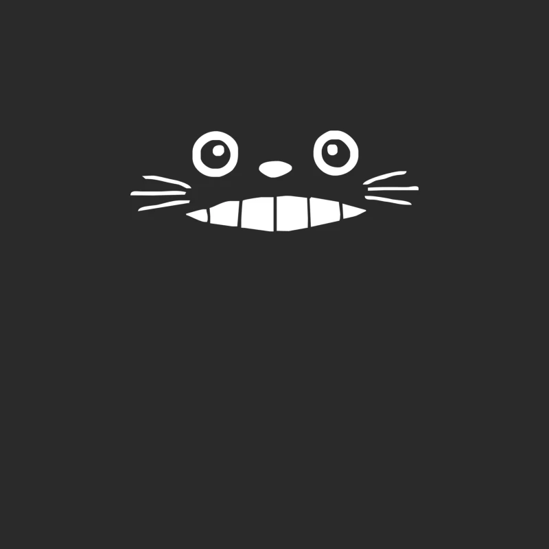 Totoro smiling face - cute neko cat kawaii Japanese anime otaku gift tee Baseball Cap