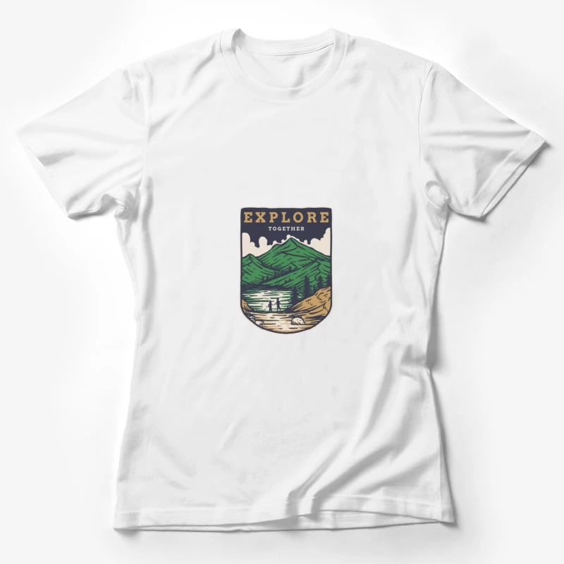 Erkunde zusammen in der Natur Damen T-Shirt