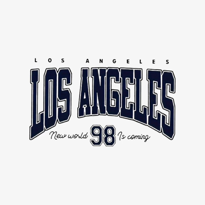 Design Sportif de Los Angeles Homme Sweat-shirt à enfiler
