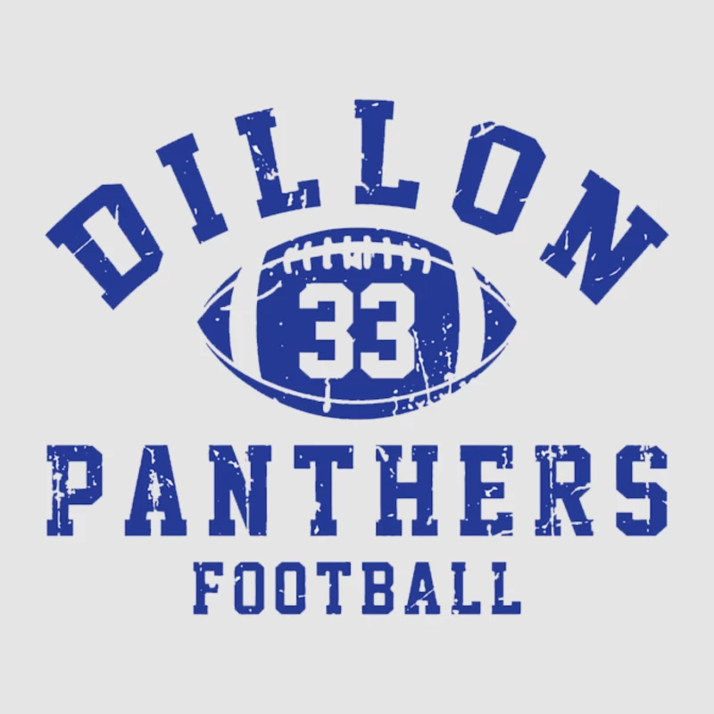Dillon High Panthers Football 2006 2 Male Pullover Hoodie