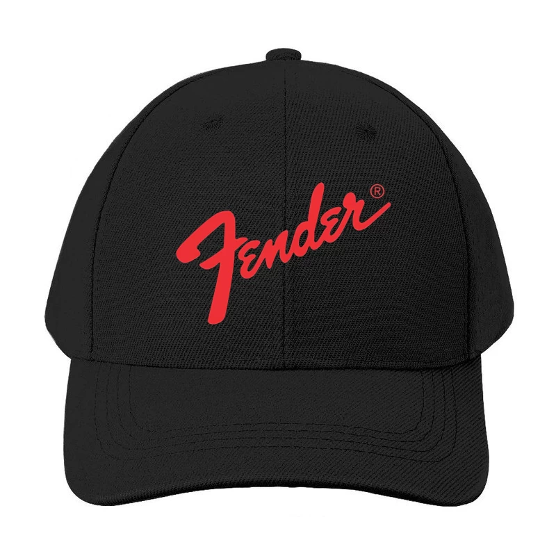 Fender Musical Instruments Corporation Red Logo Baseball Cap