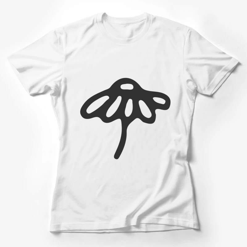 Motif abstrait en forme de parapluie Femme T-Shirt