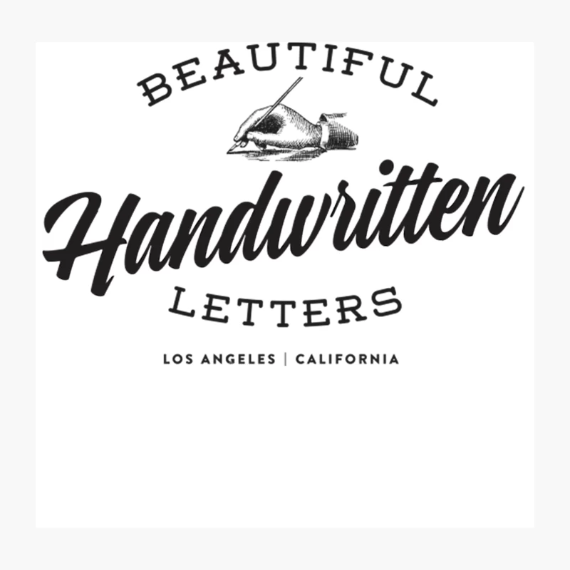 Beautiful Handwritten Letters Throw Pillow