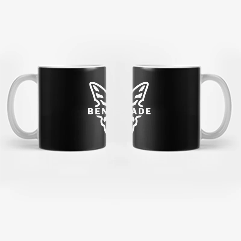 Benchmade Butterfly Logo Design Coffee Mug