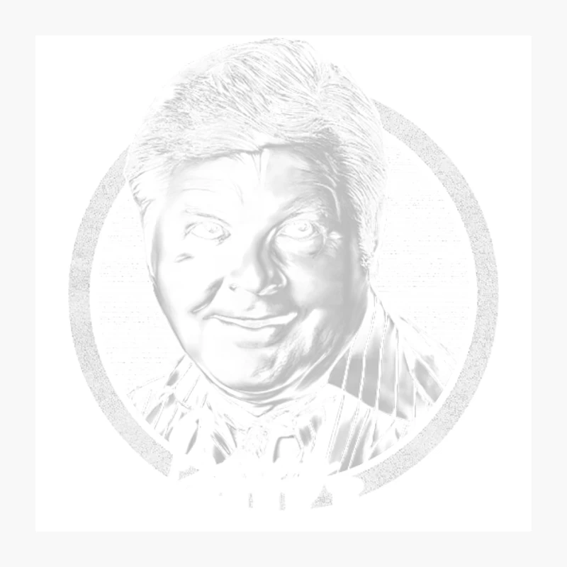 Benny Hill --- 70s Retro Fan Design Pin