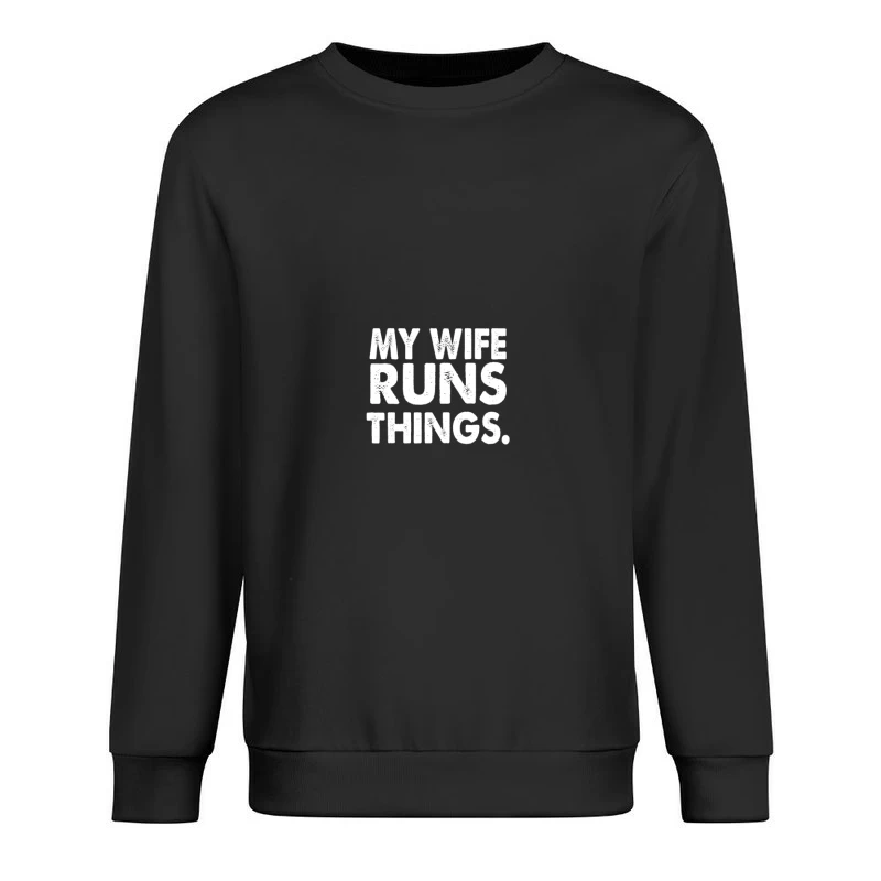Blague Mari Femme Homme Sweat-shirt à enfiler